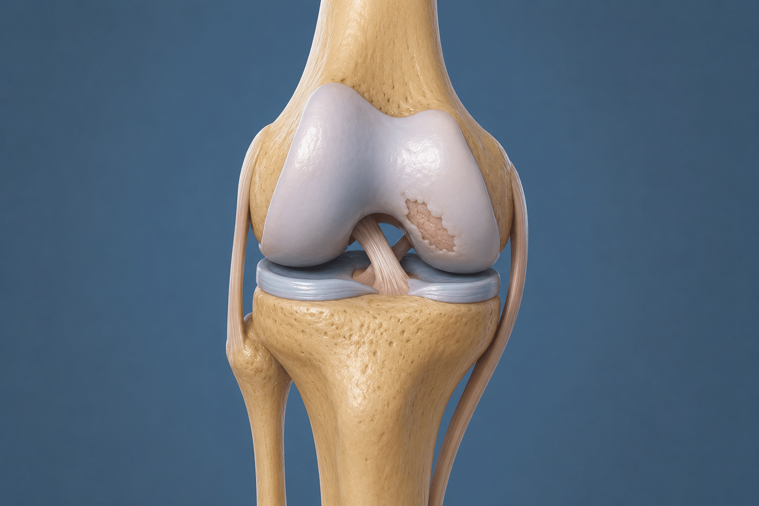 lesion du cartilage du genou